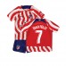 Cheap Atletico Madrid Joao Felix #7 Home Football Kit Children 2022-23 Short Sleeve (+ pants)